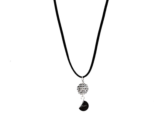 'Peace' Necklace - Black