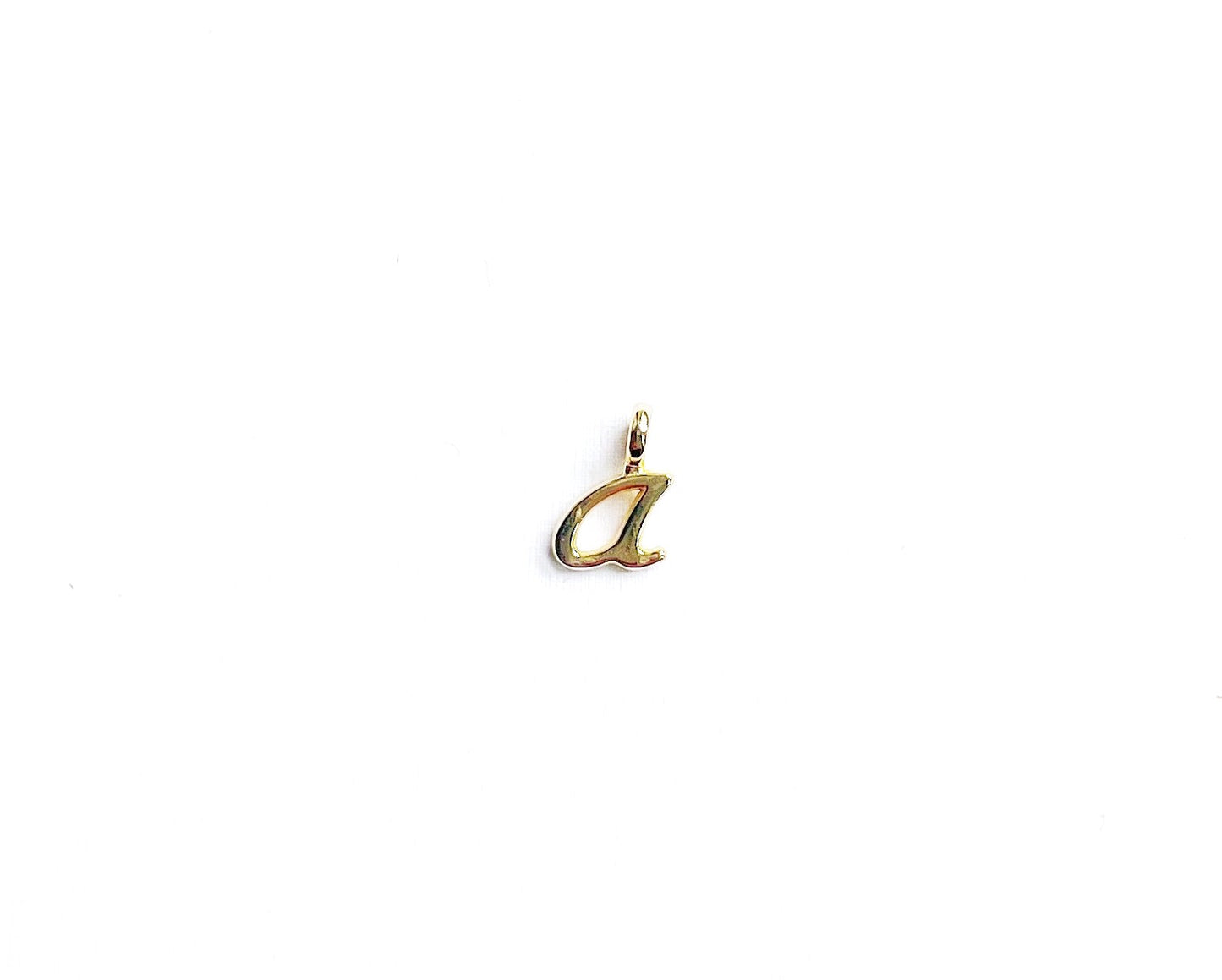 Drop Earrings With Initial Charms-Silver/Gold