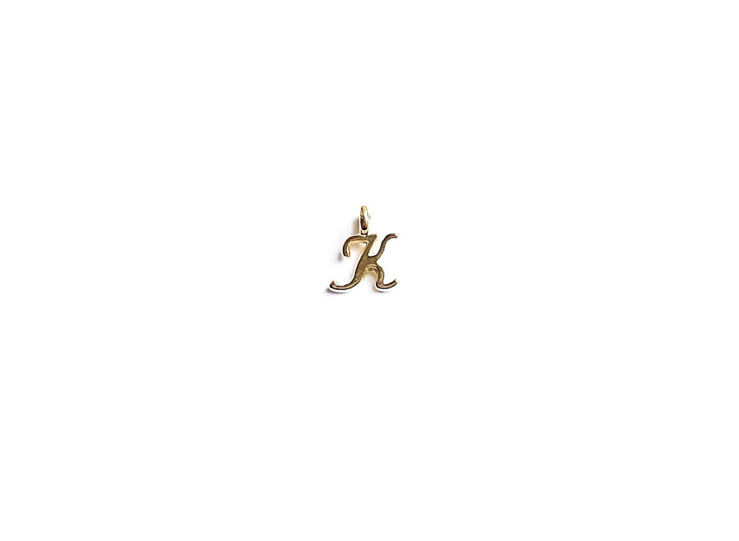 Drop Earrings With Initial Charms-Silver/Gold