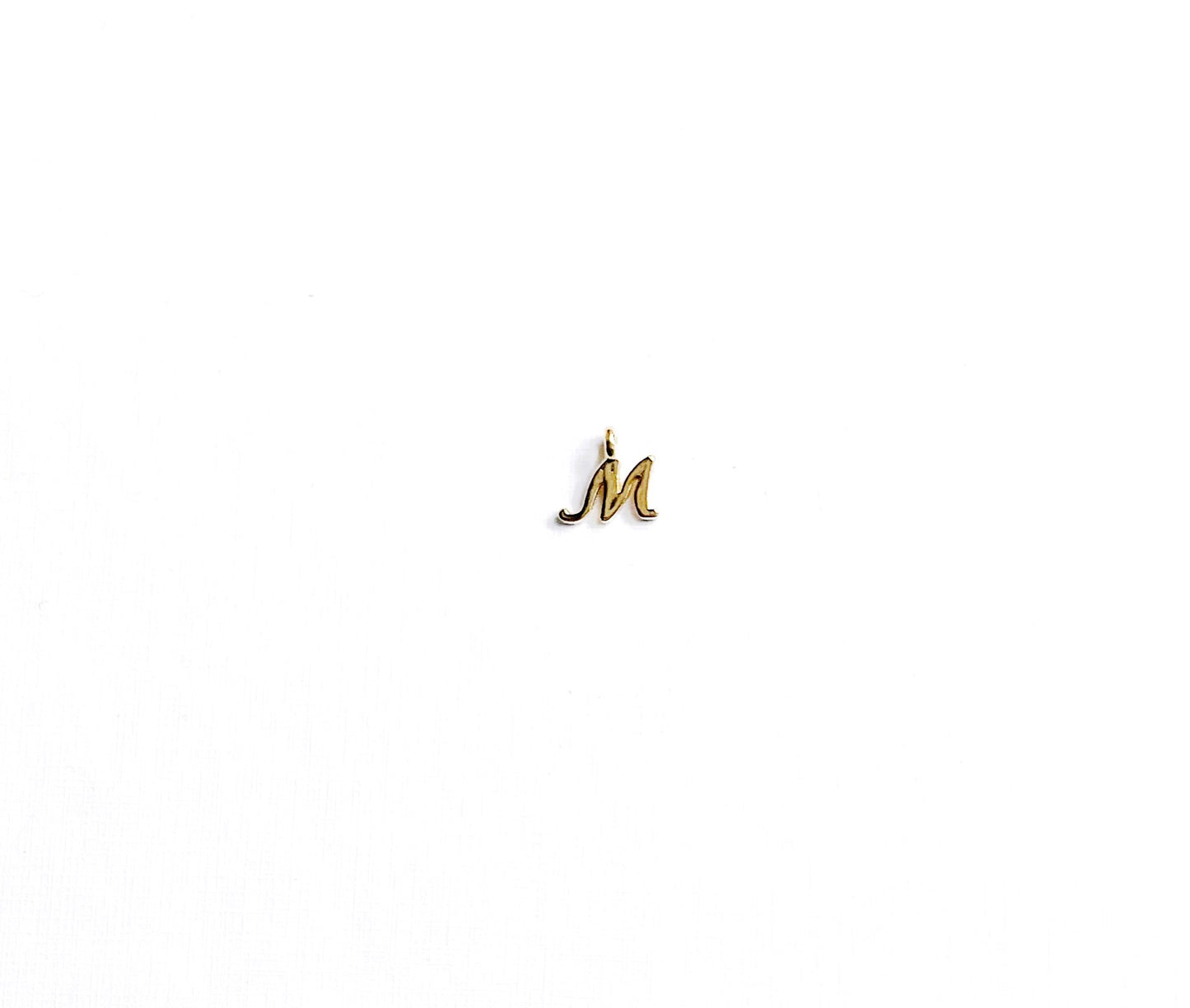 Drop Earrings With Initial Charms-Silver/Gold