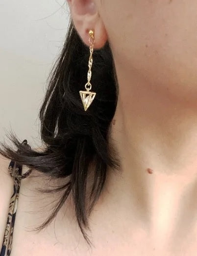 'Sense Of Wonder' Earrings-Gold